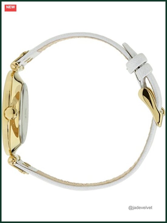 Anne Klein Women\'s Leather Strap Watch Silver White Dial main image 3